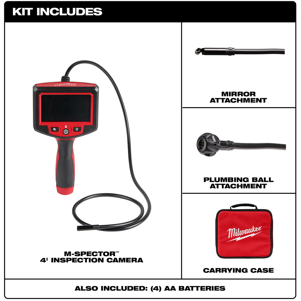 Milwaukee M-Spector 4 Foot Inspection Camera from Columbia Safety